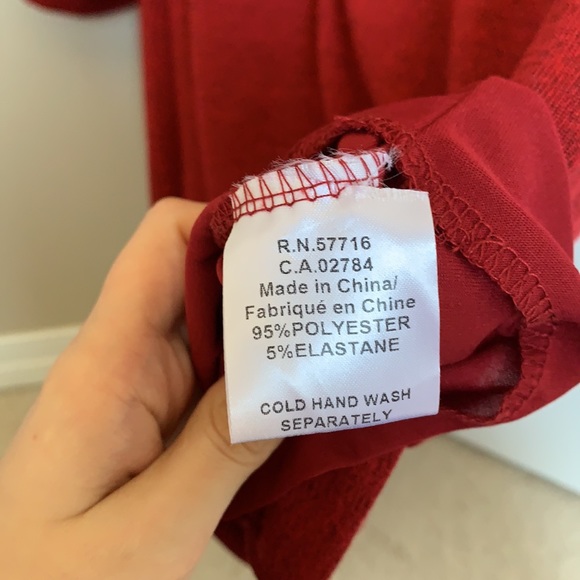 Papillon Red Dress Size S EUC - Picture 5 of 5